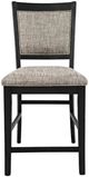 Jofran Inc. Altamonte Dark Charcoal/Gray Upholstered Counter Stool-2