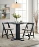 Sunny Designs™ Marina Black Sand Drop-Leaf Table-2