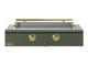 Caliber™ Rockwell Social 48" Olive Built-In Natural Gas Outdoor Griddle with Brass Hardware-0