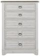 American Woodcrafters Meadowbrook Sand/Whitewash Chest-2
