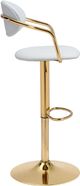 Zuo® Modern Gusto Gold/White Bar Stool-2