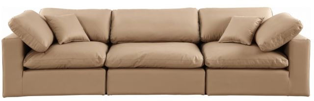 Meridian Furniture Comfy 3-Piece Tan Sofa -1