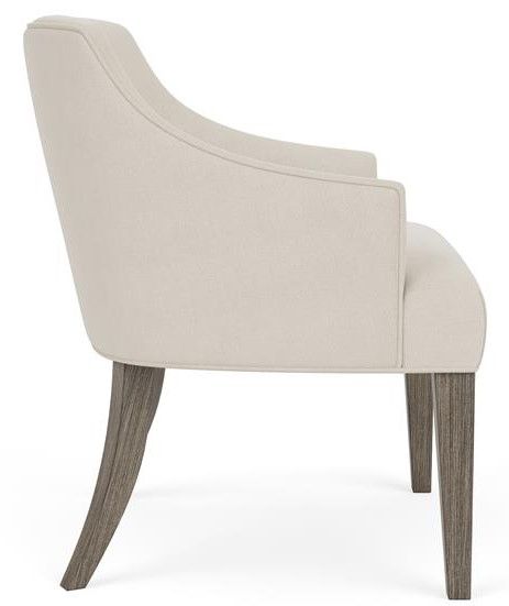 Riverside Furniture Sariel Designer Espresso/Light Gray Upholstered Host Chair-2