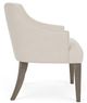 Riverside Furniture Sariel Designer Espresso/Light Gray Upholstered Host Chair-2