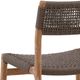 Dovetail Furniture Ysidro Gray/Natural Synthetic Wicker/Teak Outdoor Dining Chair-4