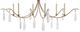 Currey & Company Marshallia Rustic Gold Chandelier-1