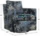 Uttermost® Tisdell Indigo Swivel Glider-2