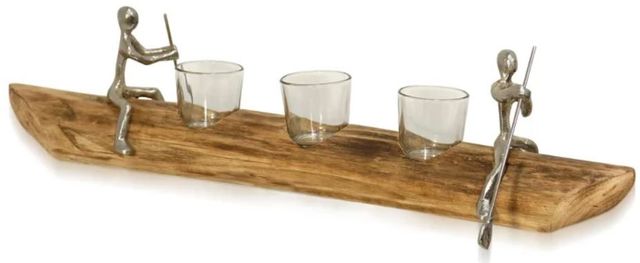 Stylecraft Tea Light Tandem Natural Figurine-0