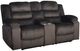 New Classic® Home Furnishings Willow Brown Dual Manual Reclining Console Loveseat-0