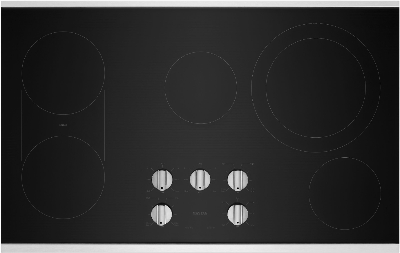 Maytag 36 Stainless Steel Electric Cooktop