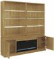 Legends Home Axiom Natural 84" Fireplace Entertainment Center-2