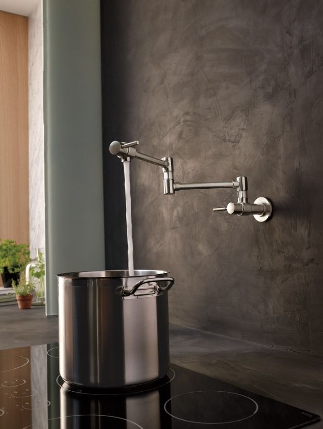 Brizo Brizo European Brilliance® Stainless Wall Mount Pot Filler Faucet-4