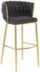 Stylecraft Austin Allen James Brown/Gold 42" Stationary Accent Chair-0