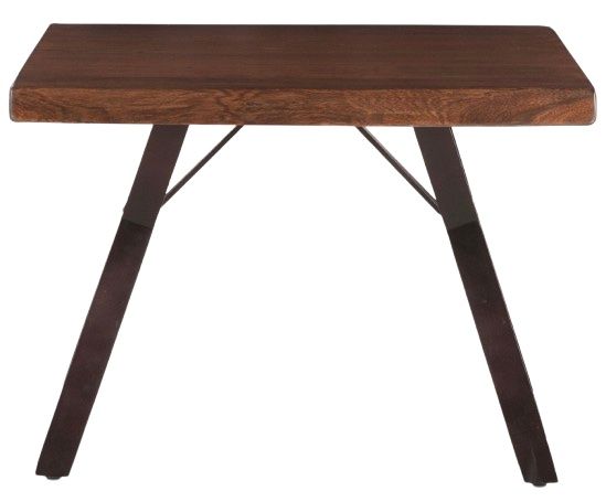 Home Trends & Design London Loft Walnut Side Table-1