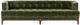 Four Hands Dylan Sapphire Olive 91" Sofa-2