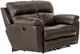 Catnapper® Costa Chocolate Lay Flat Leather Power Reclining Loveseat-0