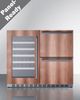 Summit® 36" Panel Ready Combination Beverage Center-2