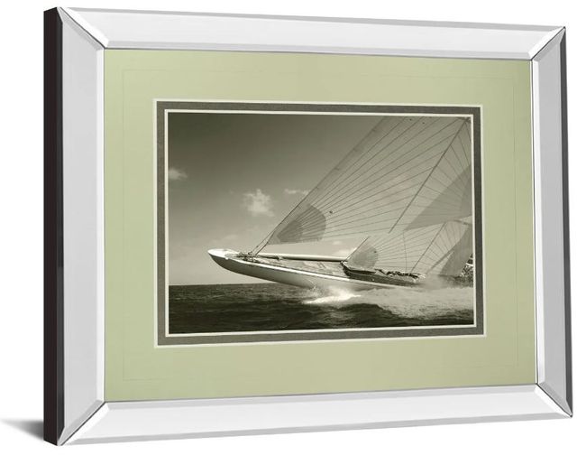 Classy Art Sea Spray Il by Michael Kahn Mirror Framed Wall Art-1