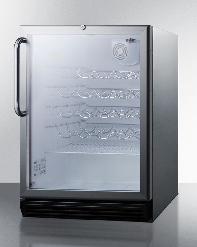 Summit® 24" Aluminum Wine Cooler-1