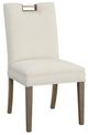 Fairfield® Customizable Entree Dining Nickel Metal Pull Short Back Side Chair-0