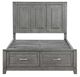 Homelegance® Garretson Gray Full Platform Bed-4