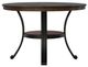 Powell® Franklin Brown Dining Table with Black Base-3