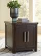 Signature Design by Ashley® Breckington Dark Brown Rectangular End Table-1