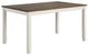 Coaster® Fortress 7-Piece Chestnut/Vintage White Dining Set-1