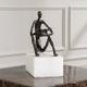 Uttermost® Sit Back, Relax and Read Dark Brown Sculpture-2