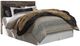 Benchcraft® Derekson Multi Gray Full/Queen Panel Headboard-1