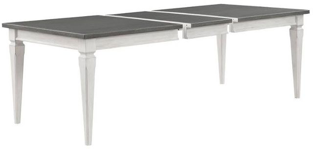 ACME Furniture Katia Rustic Gray/Weathered White Dining Table-3