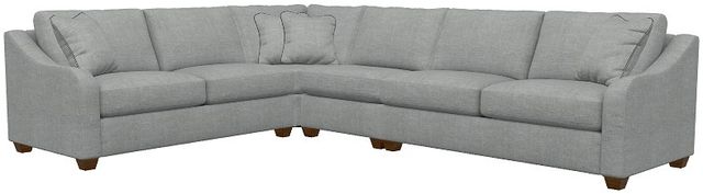 La-Z-Boy® Charlie Silver Sectional with Custom Layout Options-1