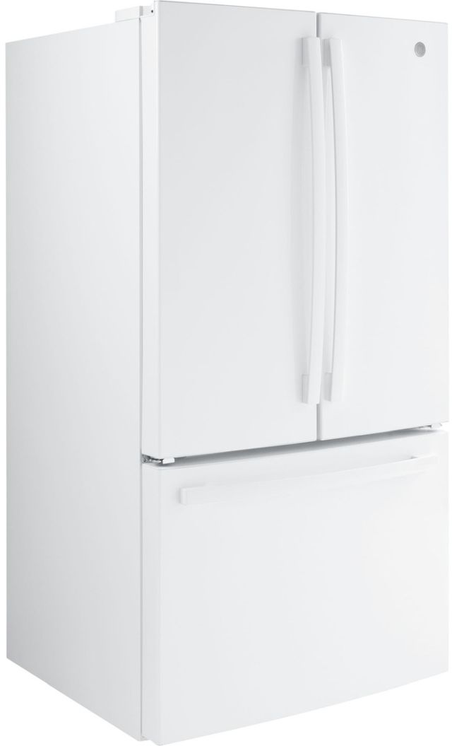 GE® 36" 27.0 Cu. Ft. White French Door Refrigerator-4
