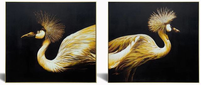 Classy Art 2-Piece Style 14 Hand Painted Textured Wall Art Set-1