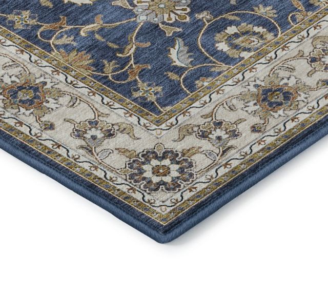 Dalyn™ Rug Company Hatay HY1 Navy 5'x8' Area Rug-2