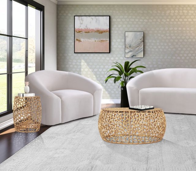 Meridian Furniture Priya Gold Coffee Table-2
