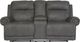 Signature Design by Ashley® Austere Gray Manual Double Reclining Loveseat-0