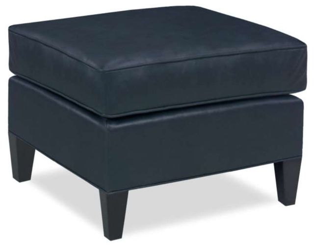 Parker Southern Drew Black Matte/Corona Blueberry Ottoman-0