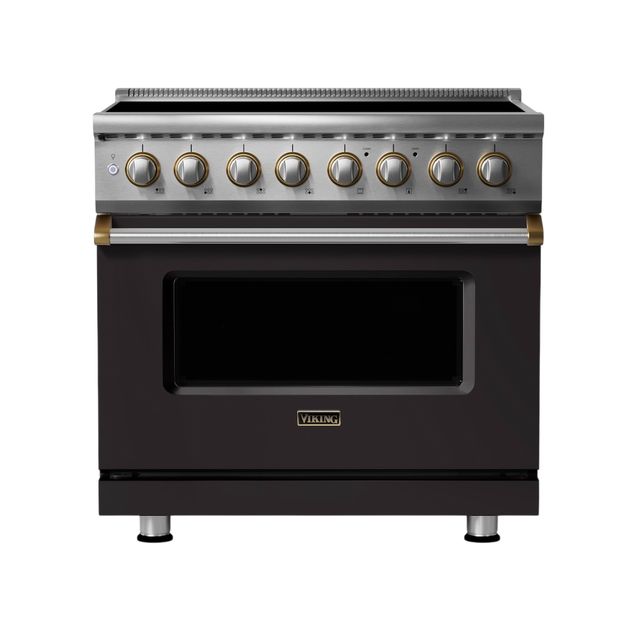 Viking® 5 Series 36" Onyx Pro Style Induction Range-0