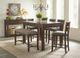 Standard Furniture Kyle Dark Walnut 6 Piece Dining Room Set with Bench-0