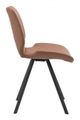 Zuo Modern Logan Brown Dining Chair-4
