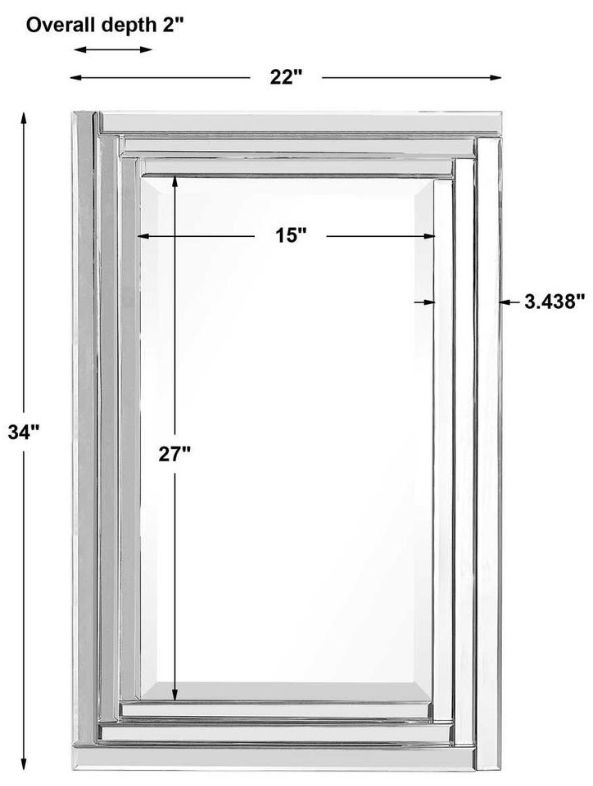 Uttermost® Alanna Silver Vanity Mirror-2