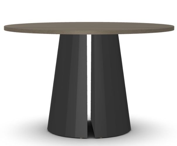 Amisco Customizable Gemma Birch Veneer 48'' Bar Height Round Table-1