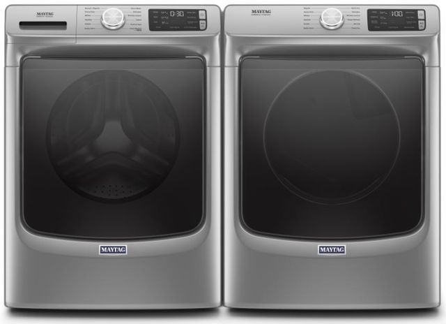 Maytag® Metallic Slate Front Load Laundry Pair