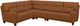 La-Z-Boy® Draper 4-Piece Clay L-Shape Sectional-0