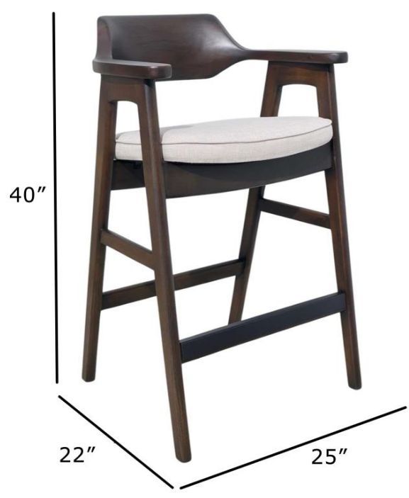 Nest Home Collections Wagner Java/Sand Bar Chair-2