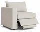 Bassett® Furniture Beckham Gellar Linen Modular LAF Wide Arm Chair with Power-0