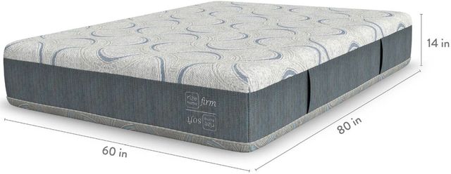 Rize Home RZ Cool Choice 14" Memory Foam Dual Comfort Firm/Plush Smooth Top Double-Sided Queen Mattress in a Box-1