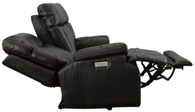 Flexsteel® Clive Black Power Reclining Sofa with Power Headrests and Lumbar-3