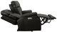 Flexsteel® Clive Black Power Reclining Sofa with Power Headrests and Lumbar-3